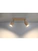 Nice Lamps Deckenleuchte LUDWIK 2 in Natur Holz beweglicher schirm loft Gu10 LED NICE LAMPS