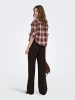 ONLY Hose mit weitem Beinschnitt in Black Coffee