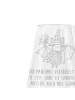 Mr. & Mrs. Panda Weinglas Fledermaus Zauberer mit Spruch in Transparent