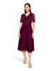 Vera Mont Cocktailkleid im Glitzer-Look in Strong Aubergine