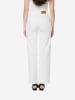 KOROSHI Baumwoll weite jeans in weiß