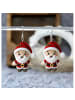 Adeliás Weihnachtsschmuck Ohrringe Ohrhänger Weihnachtsmann aus Acryl in bunt