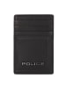 Police PT16-08536 Kreditkartenetui Leder 7 cm mit Geldscheinklammer in black