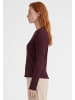 Organication Longsleeve "WOR22208" in Dark Wine