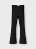 name it Bootcut Stretch Schlag Stoffhose mit Gummizug NKFFRIKKALI in Schwarz-2