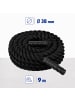 relaxdays Battle Rope in Schwarz - (L)900 x Ø 3,8 cm