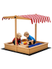 Outsunny Sandkasten 107,5L x 107,5B x 110H cm