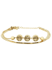 Adeliás Damen Armband aus Edelstahl 16+4 cm in gold
