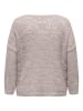 ONLY Carmakoma Strickjacke in Sandshell