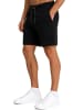 Reichstadt Herren Regular Fit Shorts Marken-Stick in Black