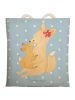 Mr. & Mrs. Panda Shopping Bag Fuchs Mama ohne Spruch in Blau Pastell