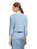 Vera Mont Blazer-Jacke mit Glanzeffekt in Light Steel Blue