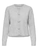JDY Strickjacke in Light Grey Melange
