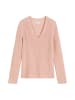 Marc O'Polo V-Neck-Strickpullover relaxed in pastel rose