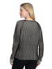 Betty Barclay Grobstrick-Pullover mit Rippenstruktur in Patch Black/Beige