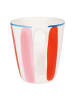 Blond Amsterdam Becher Streifen PR in Rot - 350 ml