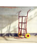 relaxdays 8x Sackkarrenrad in Schwarz/ Rot - 3.00-4