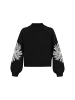 IZIA Women Sweater in black white