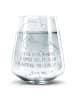 Mr. & Mrs. Panda Gravur Glas Narwal mit Spruch in Transparent