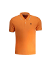 La Martina Orange Baumwolle Herren Polo Hemd