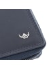 Golden Head Polo Geldbörse RFID Schutz Leder 12.5 cm in marineblau