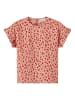 name it Puffärmel T-Shirt Top in Gittereroptik NKFHANAH in Rosa