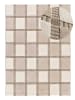 Atticgo Kurzflor-Teppich CANDELA in beige / weiß