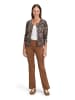 Betty Barclay Shirtjacke mit Rippenstruktur in Dark Blue/Brown