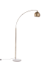 Beliani Stehleuchte PAROO in Messing - (W) 35 x (H) 210 x (L) 96 cm