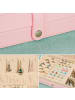 relaxdays Schmuckkästchen in Rosa - (B)21 x (H)4,5 x (T)14,5 cm