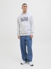 Jack & Jones Kapuzenpullover in White Melange