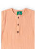 Little Green Radicals Short Sleeved Henley Top in Pink
