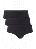 Hessnatur Panty Regular Cut im 3er Pack in schwarz