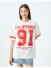 KOTON TSHIRT SS in Ekru