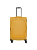 travelite Umbria - 4-Rollen-Trolley M 67 cm erw. (schwarz) in golden glow