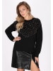 faina Damen Pullover in Schwarz