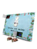 Mr. & Mrs. Panda Advents-Teekalender Pinguin Karate mit Spruch in Eisblau