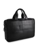 Plevier Jimmy Aktentasche Leder 31 cm Laptopfach schwarz