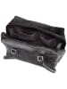 LIEBESKIND BERLIN Schultertasche Kayla Archive Lack S in Dark Stone