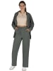 Janice Musselin Hose extra lang Chania in Anthrazit