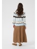 Cream Strickpullover CRNetes Regular fit in Cashmere Blue Zigzag