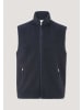 Hessnatur Hessnatur Wollfleece Weste Regular aus reiner Bio-Merinowolle in marine