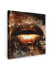 MuchoWow Leinwand bilder Luxus Lippen (BxH)