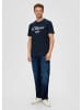 s.Oliver T-Shirt kurzarm in Blau