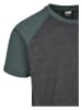 Urban Classics T-Shirt in charcoal/bottlegreen