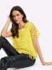 Heine Spitzen-Bluse in limone