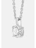 Ethische Diamanten Halskette aus 375 Weißgold mit Lab Grown Diamant