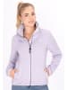 Schmuddelwedda Damen Strickfleecejacke in Grauviolett Melange