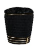 Kayoom Hocker Doric 310 in Schwarz / Gold