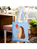 Mr. & Mrs. Panda tote bag Igel Luftballon ohne Spruch in Sky Blue